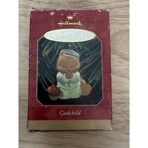 Hallmark Keepsake Ornament - God Child - 1997 - Squirrel Praying‎ #AA